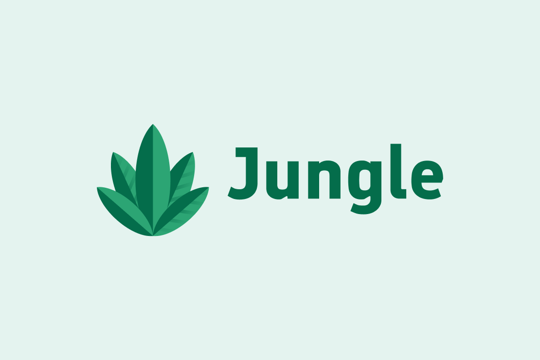 Jungle Logo 2.0 Light Monochromatic Symbol
