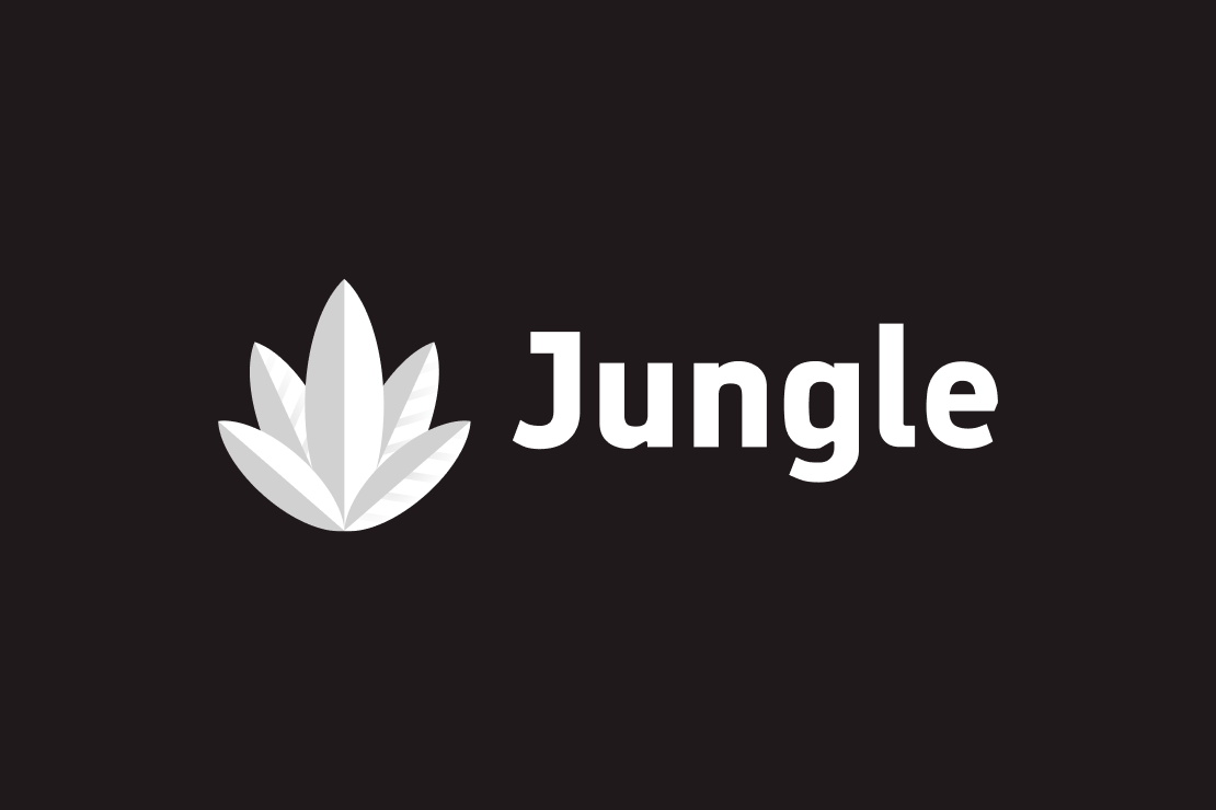 Jungle Logo 2.0 Light Monochromatic Symbol