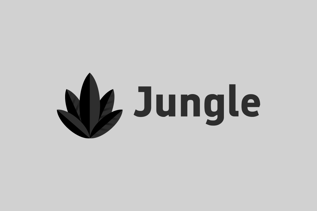 Jungle Logo 2.0 Light Monochromatic Symbol